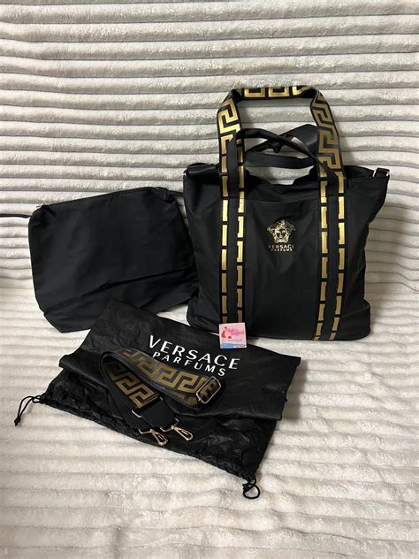 versace parfums tote|Versace tote bag price.